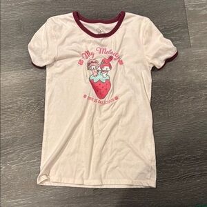 My Melody Kids Cream and Red T-Shirt